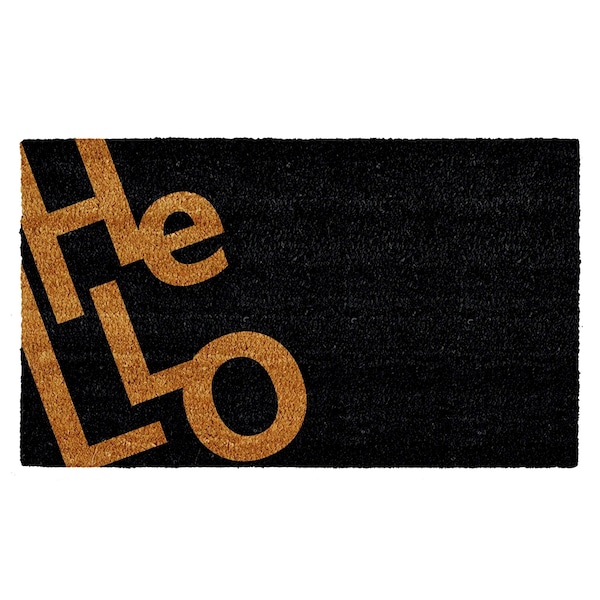 Calloway Mills Entrance Mat, 17 x 29, Black, Natural - 104701729