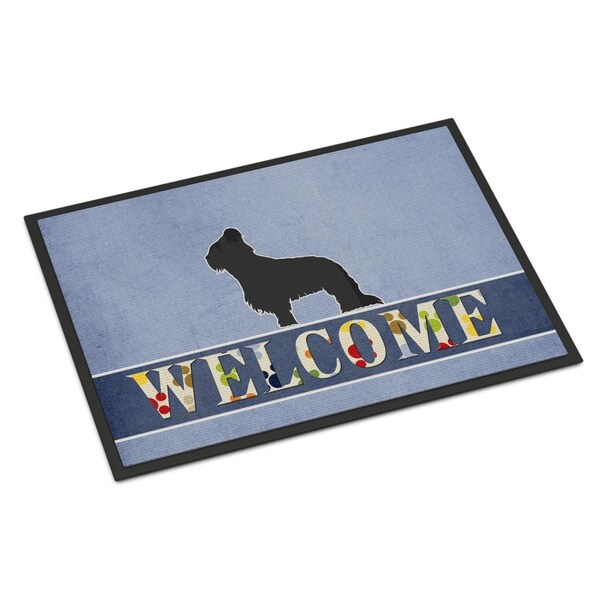 Carolines Treasures 18 x 27 in. Briard Welcome Indoor or Outdoor Mat - BB5530MAT