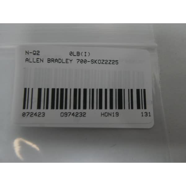 Relevador de estado sólido Allen Bradley 5-24V-DC 2A AMP 100-240V-AC - 700-SKOZ2Z25