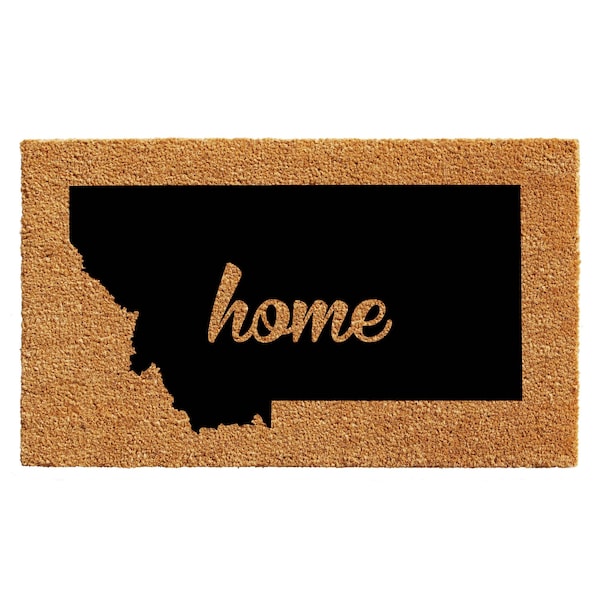 Calloway Mills Entrance Mat, Coir, Natural, Black - 105301830