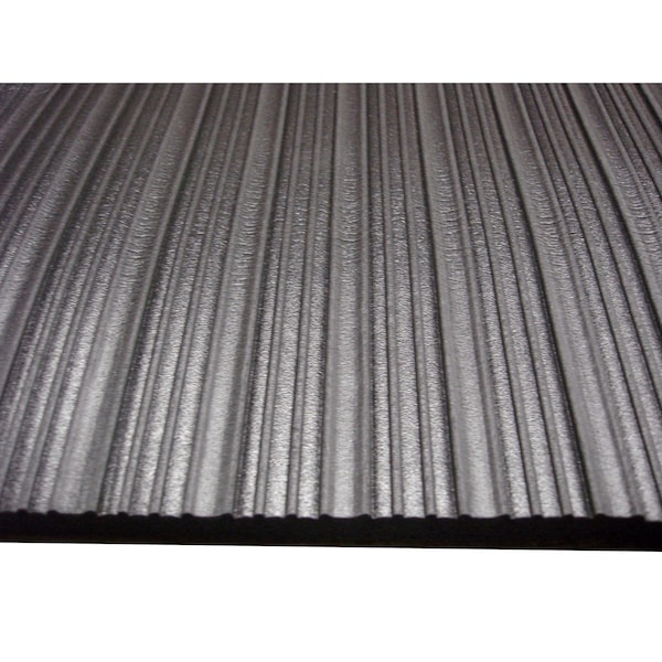 Durable Corp Sof-Spun 3/8" X 48" X 60" Black Anti-Fatigue Mat Anti-Fatigue Mat - 585R48BK