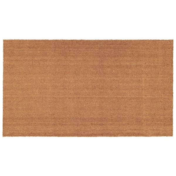 Configuracion 24 x 36 in. Natural Coir with Vinyl Backing Rectangular Doormat - CO2830943