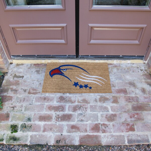 Rubber-Cal "Built on Courage" - An American Doormat - 18" x 30" - 10-102-027
