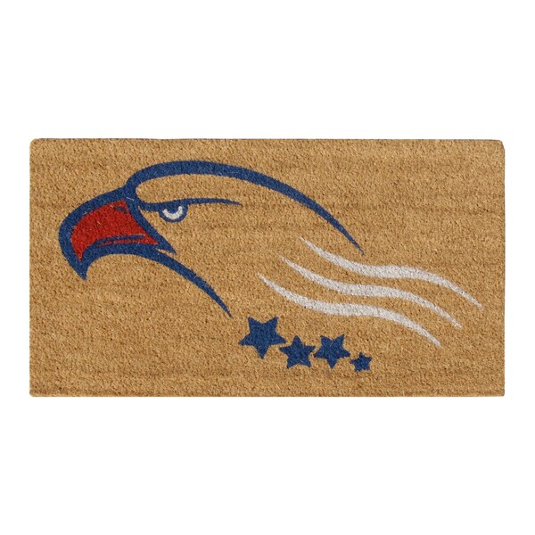 Rubber-Cal "Built on Courage" - An American Doormat - 18" x 30" - 10-102-027