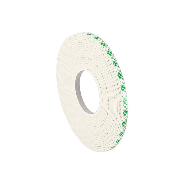 3M 3M 4004 Double Coated Foam Tape 0.875" x 5yd, White - 4004