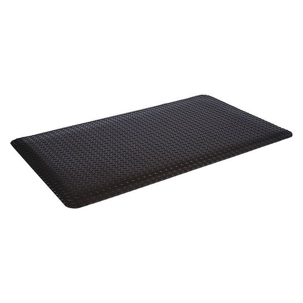 Crown Matting Technologies Antifatigue Mat, 75 ft. L x 2 ft. W, Black - WDR1224BK-75