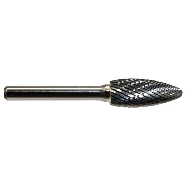 Mastercut Tool 12283 1/4x1/2x1/4x6 Flame Diamond Cut - SH-1L6XDM