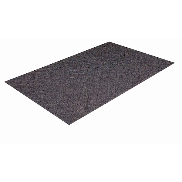 Crown Matting Technologies Drainage Mat, Vinyl, Grit, 3 ft. W x 40 ft. L, Black - DTHU34RB