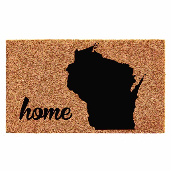 Calloway Mills Entrance Mat, Coir, Natural, Black - 105461830