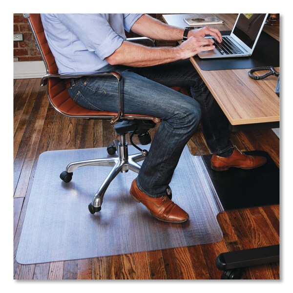Es Robbins Antifatigue Mat, 53" L x 36" W, 0.13" Thickness, Clear/Black - 184612
