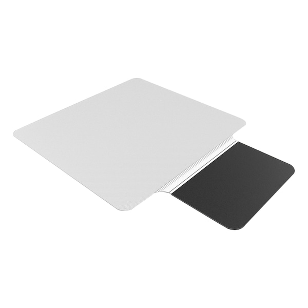 Es Robbins Antifatigue Mat, 53" L x 36" W, 0.13" Thickness, Clear/Black - 184612
