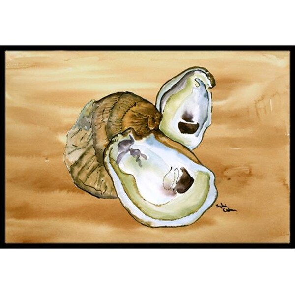 Carolines Treasures Carolines Treasures 8160-JMAT 36 x 24 in. Oyster Indoor Or Outdoor Doormat - 8160-JMAT