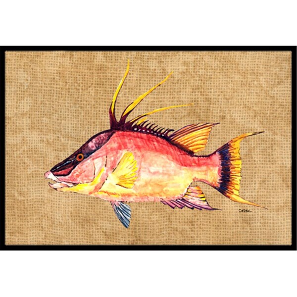 Carolines Treasures 18 x 27 In. Hog Snapper Indoor or Outdoor Mat - 8803MAT