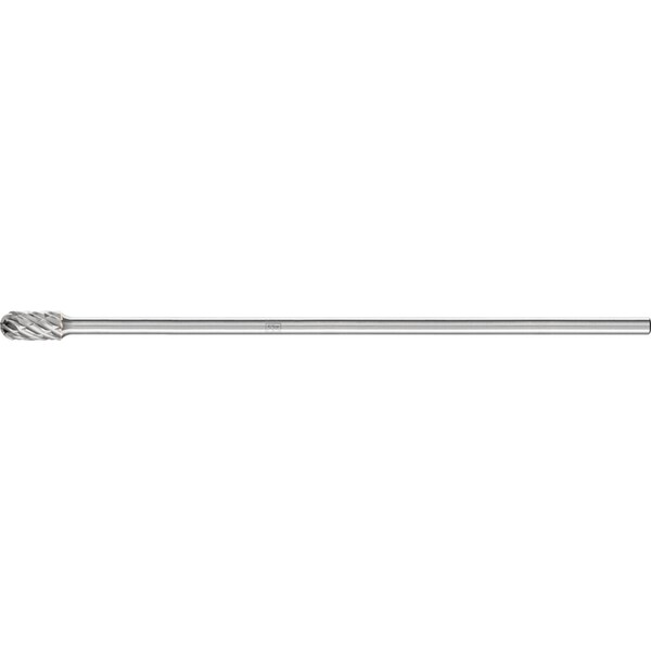 Pferd Carbide Bur - Cylind. (radius end), STEEL cut - 3/8" x 3/4" x 1/4" Shank - SC-3 L6 - 25641
