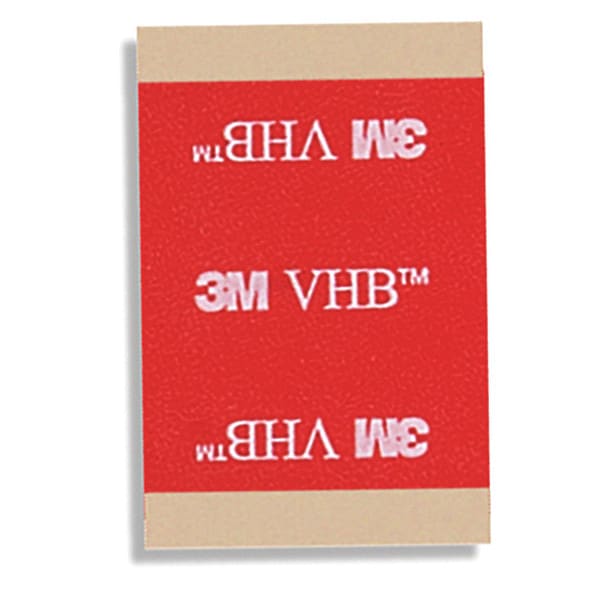 3M 3M 5962 VHB Tape 0.5" x 1.5", Black, 62 mil, 25PK - 5962