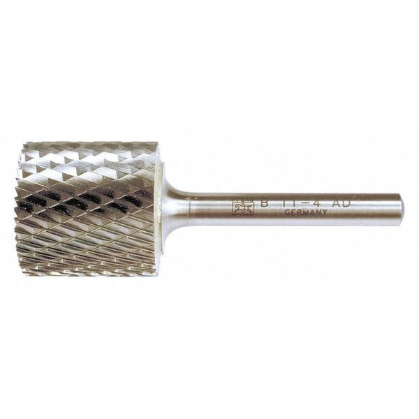 Pferd Carbide Bur - Cylind. (End Cut), DBL Cut - 1" x 1" x 1/4" Shank - SB-9 - 24342