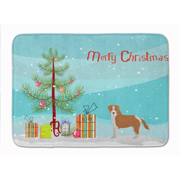 Carolines Treasures Kromfohrlnder Christmas Tree Machine Washable Memory Foam Mat - CK3466RUG