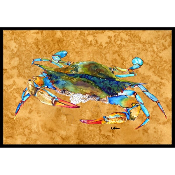 Carolines Treasures Crab Indoor Or Outdoor Doormat- 24 x 36 in. - 8655-JMAT