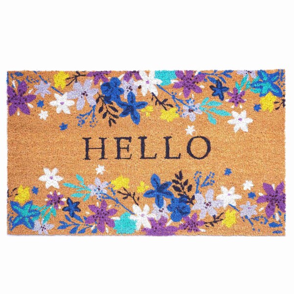 Calloway Mills Entrance Mat, Coir, Natural, Black - 106682436