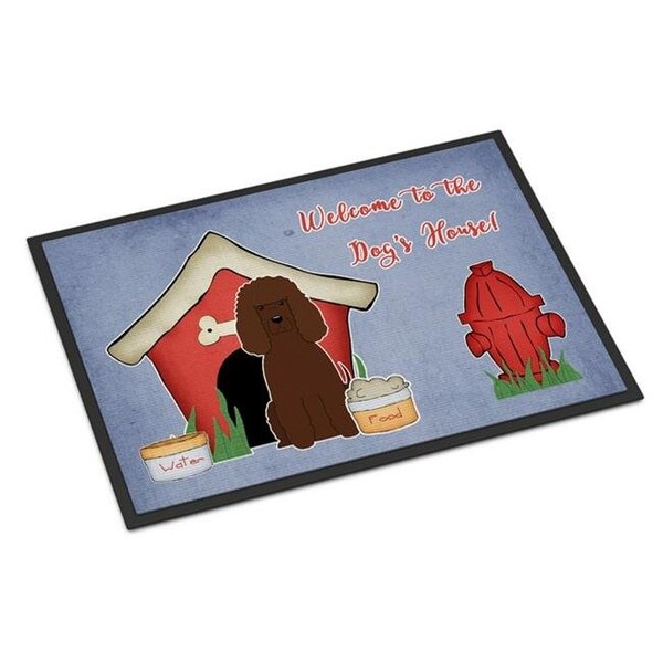Carolines Treasures Carolines Treasures BB2817JMAT Dog House Collection Irish Water Spaniel Indoor or Outdoor Mat; 24 x 0.25 x 36 in. - BB2817JMAT
