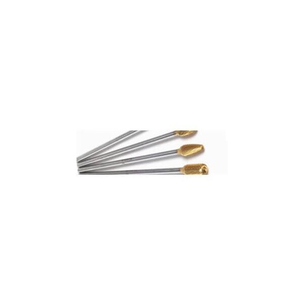 Champion Cutting Tool Ball Shaped Carbide Bur for Contour / Hole Deburring / Milling, 6in L. Shank, 3/8in Cut Dia - CHA SD3-L6