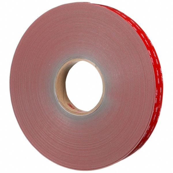 3M Double-Sided Foam Tape, 36 yd L, 1" W, PK9 - RP+040GF