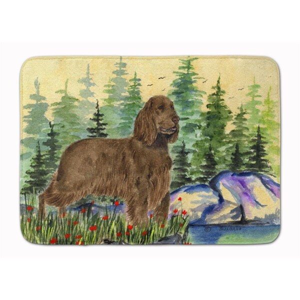 Carolines Treasures Field Spaniel Machine Washable Memory Foam Mat - SS8131RUG