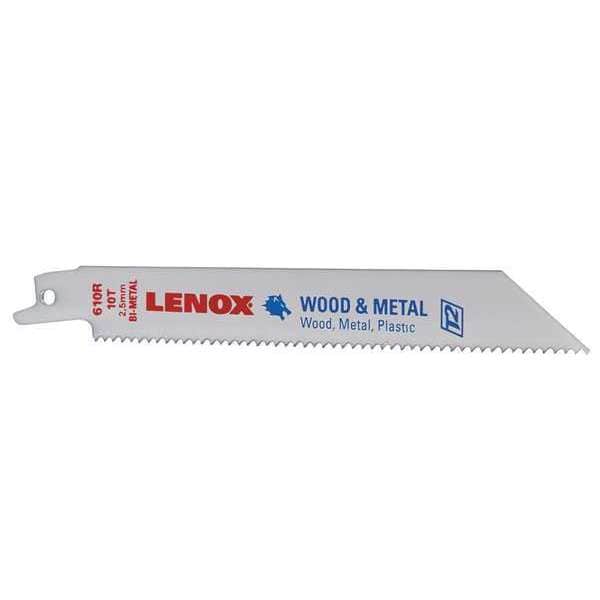 Lenox 6" L x General Purpose Cutting Reciprocating Saw Blade - 20562610R