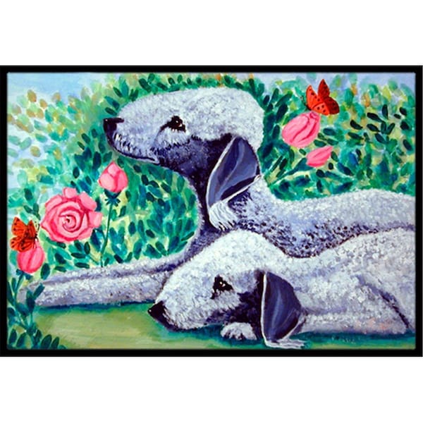 Carolines Treasures 24 x 36 in. Bedlington Terrier Indoor Or Outdoor Doormat - 7512JMAT