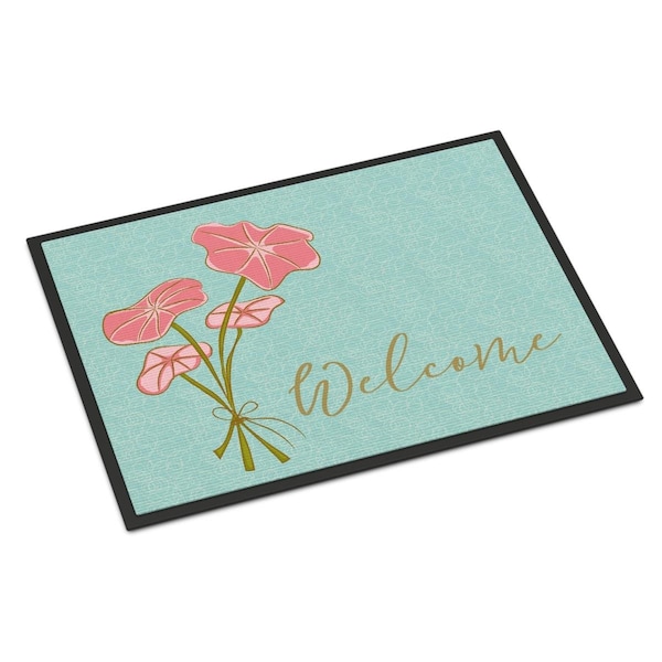 Carolines Treasures Bunch Of Flowers Welcome Indoor Or Outdoor Mat - 24 x 36 in. - BB8554JMAT