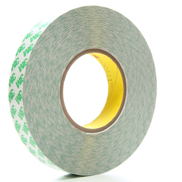 3M Film Tape, 1 in W, 54 11/16 yd L, 10.2 mil, Vinyl Film, Double-Sided - 9087