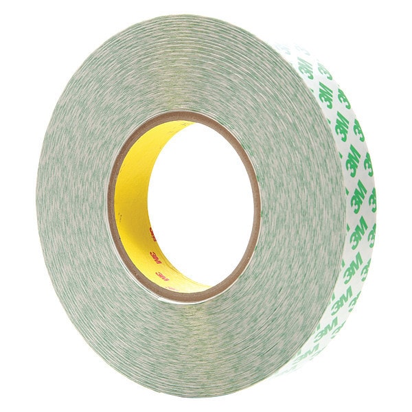 3M Film Tape, 1 in W, 54 11/16 yd L, 10.2 mil, Vinyl Film, Double-Sided - 9087