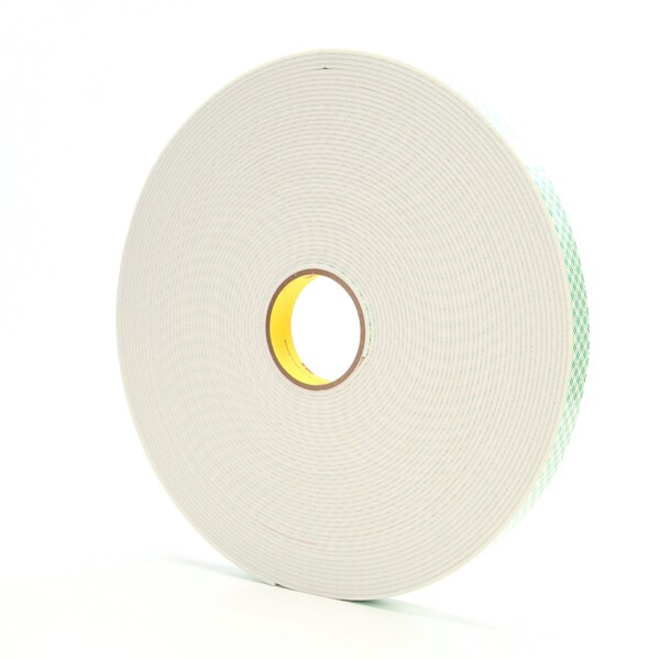 3M Double Sided Foam Tape, 1"x36 yds., 1/8", Natural, PK9 - T9554008