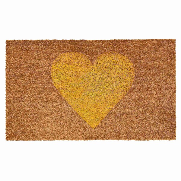 Calloway Mills Entrance Mat, Coir, Natural, Red - 106792436