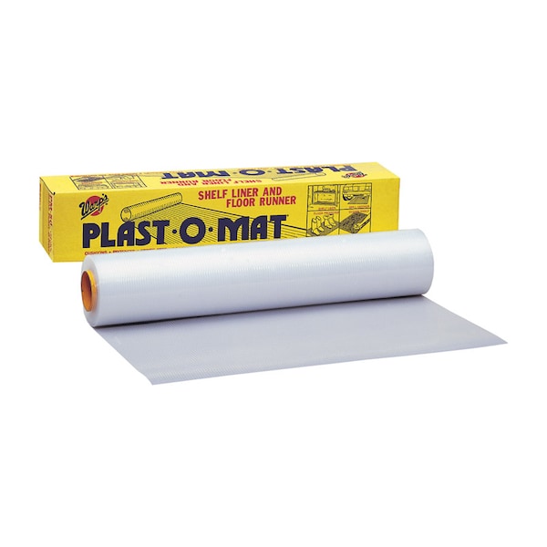 Warps Warp's Plast-O-Mat 50 ft. L X 30 in. W Clear Shelf Liner and Floor Runner - PM50