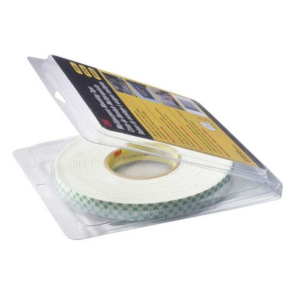 3M Double-Sided Foam Tape, 1/2 in W, 36 yd L, 1/16 in, Polyurethane Foam, Double-Sided - 4016