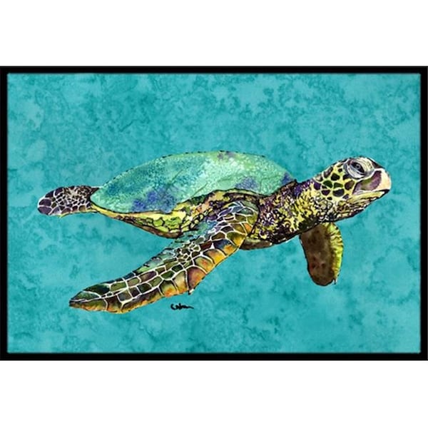 Carolines Treasures Carolines Treasures 8659JMAT Turtle Indoor Or Outdoor Doormat; 24 x 36 in. - 8659JMAT