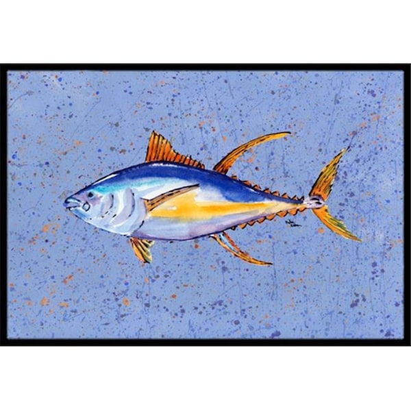 Carolines Treasures Carolines Treasures 8535MAT 18 x 27 In. Tuna Fish Indoor or Outdoor Mat - 8535MAT