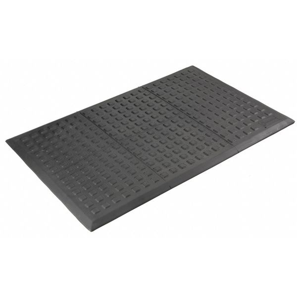 Wearwell Interlocking Antifatigue Mat Tile, Polyurethane, 2 ft W x 5 ft L, 5/8 in Thick - 502