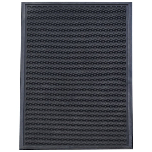 Amerihome 3 x 5 Foot Commercial Slotted Scraper Rubber Mat - 2 Pack, 2PK - RMATSS35-2PK