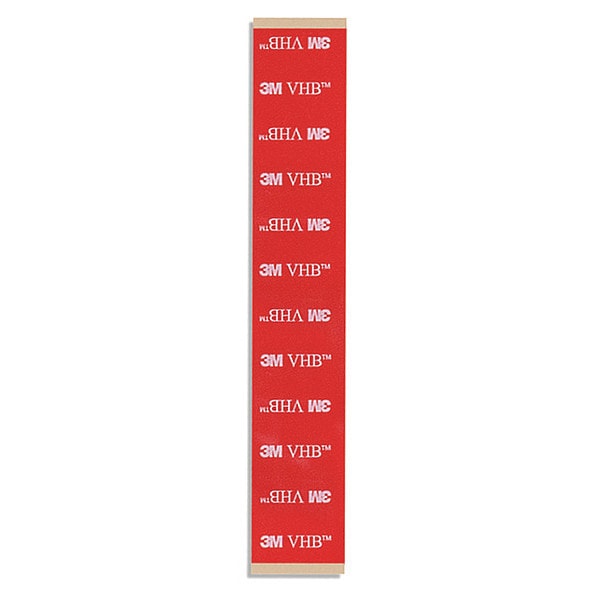 3M 3M 5962 VHB Tape 4" x 1.25 Black, 62 mil, 25PK - 5962