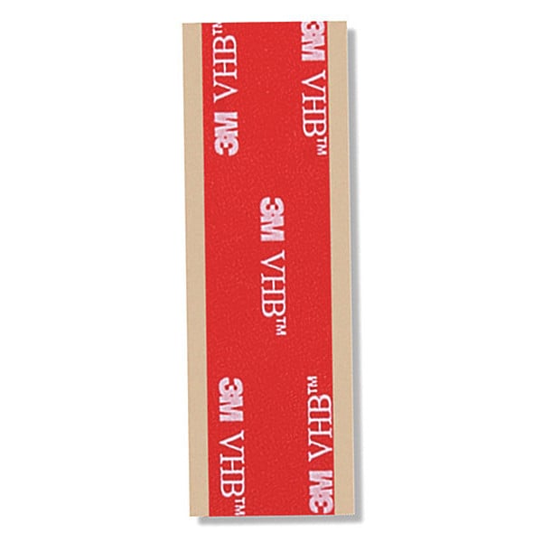 3M 3M 5962 VHB Tape 1" x 4", Black, 62 mil, 5PK - 5962
