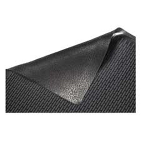 Dwellingdesigns Scraper Outdoor Mat- Rubber- Traps Dirt-Grime- 4ft.x6ft.- Black - DW2655515