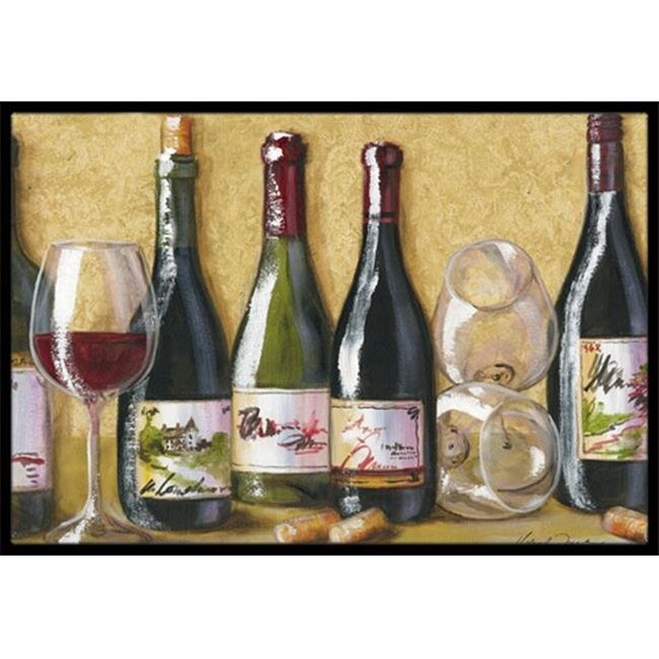 Carolines Treasures Carolines Treasures TMTR0271JMAT Wine Du Vin by Malenda Trick Indoor or Outdoor Mat; 24 x 36 - TMTR0271JMAT