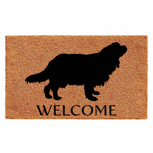 Calloway Mills Entrance Mat, Coir, Natural, Black - 105632436