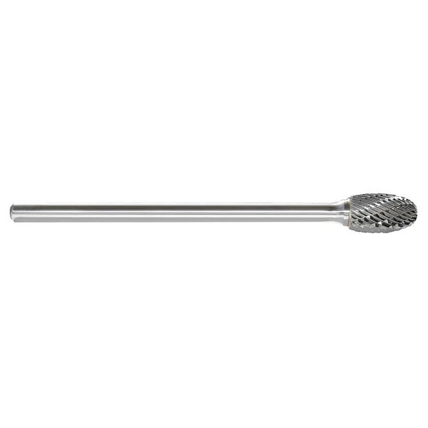 Zoro Select Carbide Bur, Oval, 1/2 In, 1/4 Shank - 310-002715