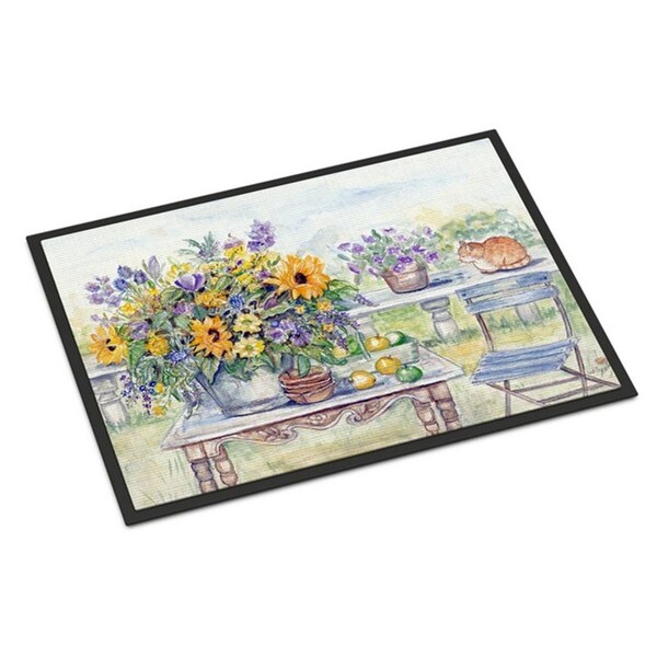Carolines Treasures Patio Bouquet of Flowers Indoor or Outdoor Mat, 18 x 27 in. - APH3566MAT
