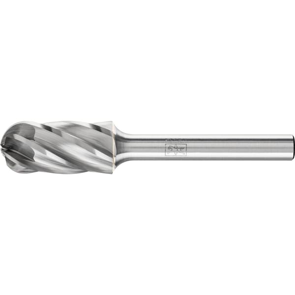Pferd Carbide Bur - Cylind. Radius End, ALU Cut - 1/2" x 1" x 1/4" Shank - SC-5 - 24465