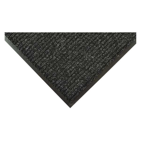 Notrax Entrance Mat, Polypropylene, 1/8 in Thick, Charcoal, 6 ft W x 60 ft L - 30CL93