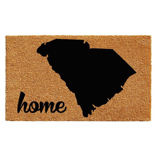 Calloway Mills Entrance Mat, Coir, Natural, Black - 102932436
